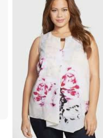 DKNY Cascade Sleeveless Blouse - Picture 3 of 7